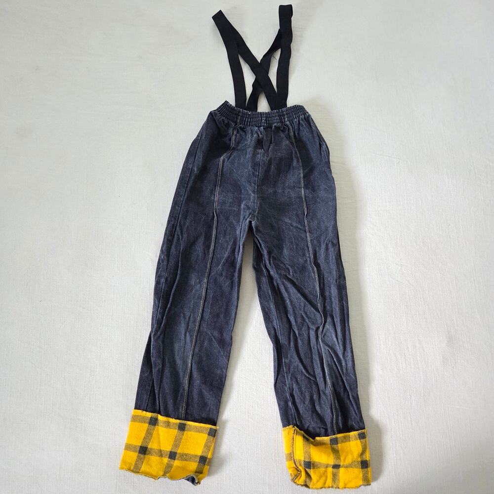 Vintage Black Suspender Jeans 5t/6